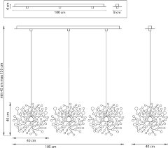 Подвесной светильник Lightstar L3PL721132