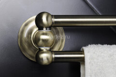 Полотенцедержатель рога Fixsen Retro двойной, бронза (FX-83802А)