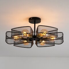 Потолочная люстра Arte Lamp A7044PL-6BK