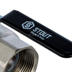 Кран шаровой полнопроходной ВР/ВР рычаг 1. 1/4&quot; Stout