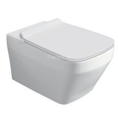 Унитаз подвесной Simas Baden Baden 360х560х310 безободковый, с креплением F85, цвет белый (BB18bi)