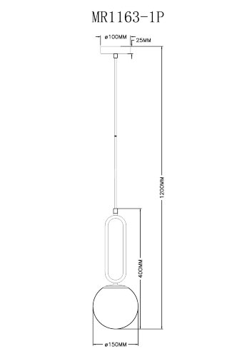 Подвесной светильник MyFar MR1163-1P