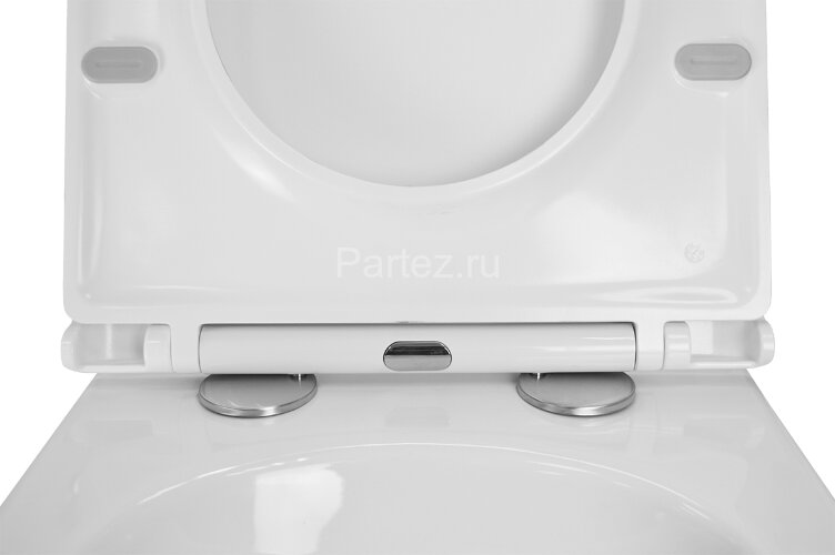 Унитаз подвесной Azario Grado 490х370х360 безободковый с быстросъемным сиденьем микролифт (AZ-0046 -