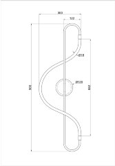 Настенный светильник Arte Lamp A2850AP-13PB