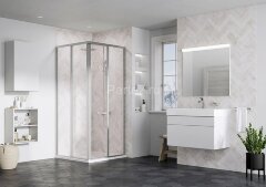 Душевая дверь Ravak раздвижная 80х195, толщина полотна 6мм , цвет профиля сатин