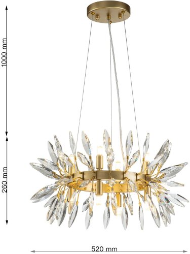 Подвесная люстра Favourite 4058-8P