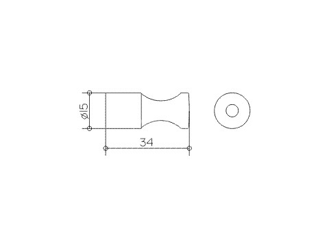Крючок Keuco Elegance, Хром (11614010000)