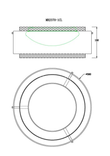 Потолочный светильник MyFar MR2370-1CL
