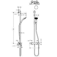 27247400 Душ Croma Select S Multi SemiPipe