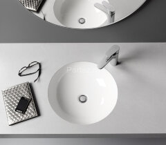 Раковина встраиваемая снизу Laufen Pro B 465х170 см, санфарфор (8.1896.2.000.155.1)