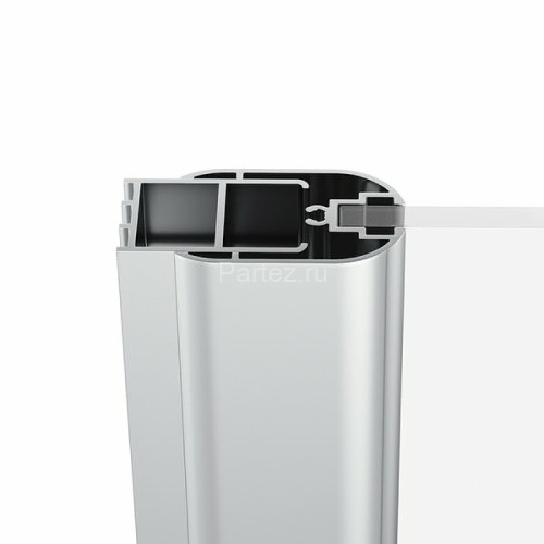 Душевая дверь Ravak CHROME распашная 80х195, толщина полотна 6мм универсальная, цвет профиля белый