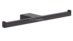 Держатель запасного рулона туалетной бумаги двойной Hansgrohe AddStoris, матовый чёрный (41748670)