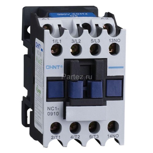Контактор NC1-0910 9А 230В/АС3 1НО 50Гц (R) CHINT 221033
