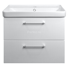 Комплект тумба Azario Ника 70 710х470х560 подвесная с раковиной Monte 70 белый матовый (CS00080144)