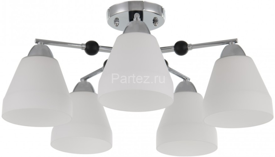 Потолочная люстра Arte Milano 325119/5 CR+BK