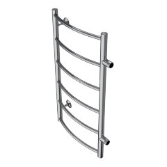 Полотенцесушитель водяной AZARIO VERONA 400/800 6 секций, боковое подключение, 1&quot;, хром (AZ04548)