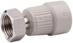Муфта МВ PPR с накидной гайкой D25х3/4&quot; Ekoplastik