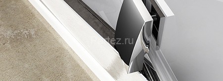 Душевая дверь Ravak Pivot распашная 100х190, толщина полотна 6мм универсальная, цвет профиля хром