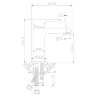 Смеситель Rossinka W35-12 для раковины