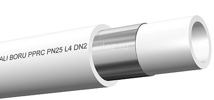 Труба PPR-AL D90 Aquapipe