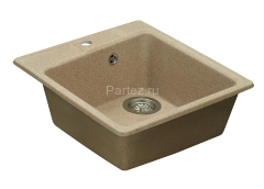 Кухонная мойка AQUATON Парма 510х470х175мм, песочная (1A713032PM220)
