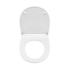 Крышка-сиденье для унитаза Jika VEGA, тонкое, стальные петли, быстросъемное, микролифт (8.9051.7.000