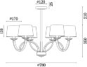Потолочная люстра Freya FR5034PL-06CH