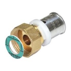 Муфта пресс с накидной гайкой 16х1/2" VALTEC