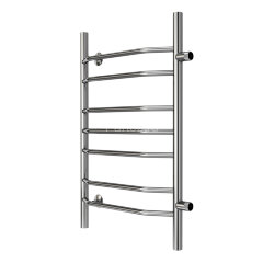 Полотенцесушитель водяной AZARIO RAVENNA 500/800 7 секций, боковое подключение, 1&quot;, хром (AZ07558)
