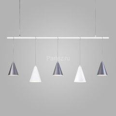 Подвесной светильник Eurosvet 50088/5 белый/серебро