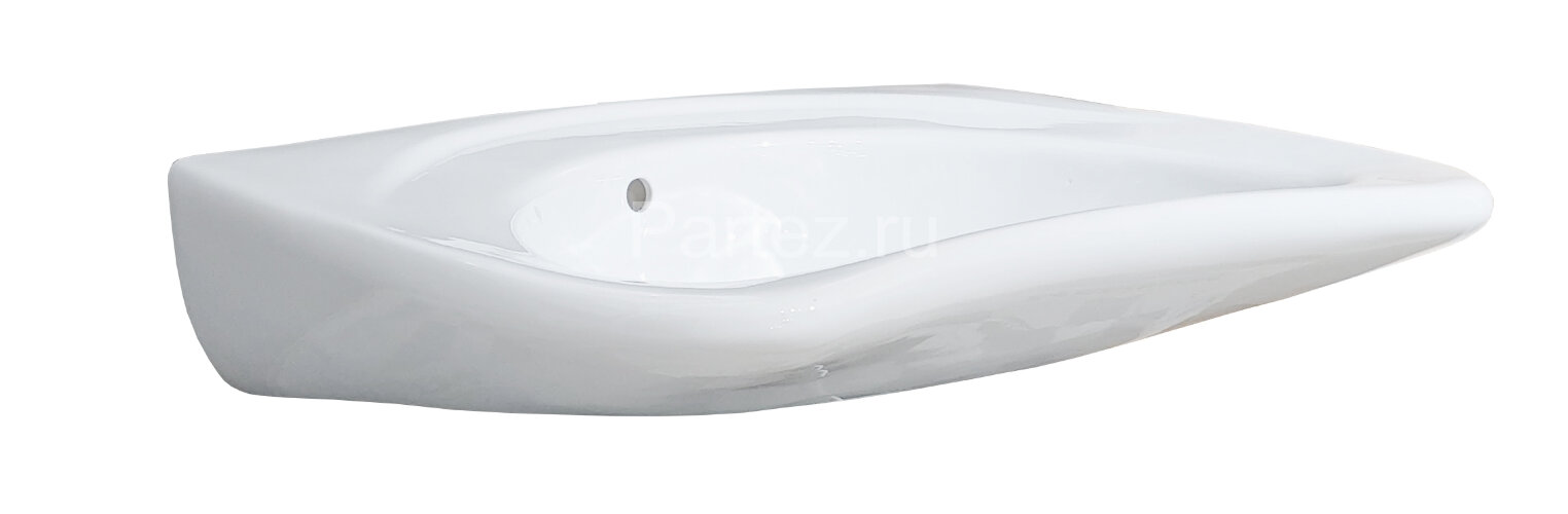 Раковина подвесная Керамин Инклюжн 65 660х555х185 без отверстия, крепление в комплекте, белый (CS000