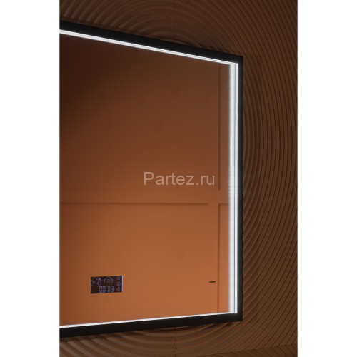 Зеркало AZARIO Эдисон - МЕТЕО 900х650 с подсветкой, бесконтактный сенсор с функцией диммера, погодны