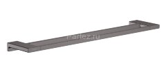 Полотенцедержатель двойной Hansgrohe AddStoris 648 мм, шлифованный чёрный хром (41743340)