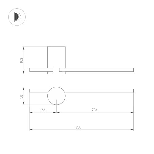 Настенный светильник Arlight 035685