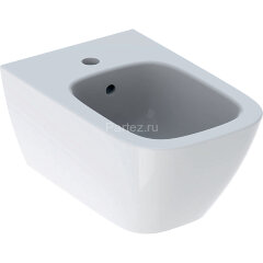 Биде подвесное Geberit Smyle Square без крышки, белый (500.209.01.1)