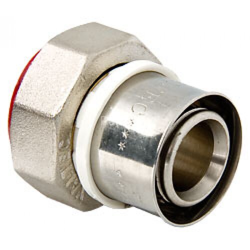 Муфта пресс с накидной гайкой 20х3/4" VALTEC