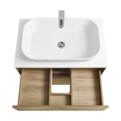 Тумба под раковину Aquaton Либерти 75, 2 ящика, дуб эльвезия (1A279501LYC70)