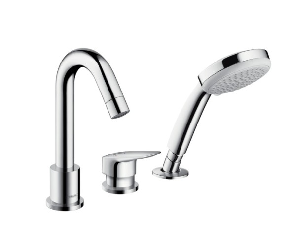 71313000 Logis Смеситель на край ванны, однорычажный, на 3 отверстия (нужна СЧ 13439180)