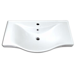 Раковина накладная Lapino BASIC 75 (75X45X17,5), белая