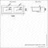 Раковина двойная MELANA MLN-2120XX