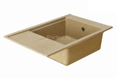 Кухонная мойка AQUATON Делия 78, цвет песочный (1A715132DE220)