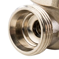 Узел нижнего подключения радиатора для двухтрубной системы угловой 3/4&quot; Stout