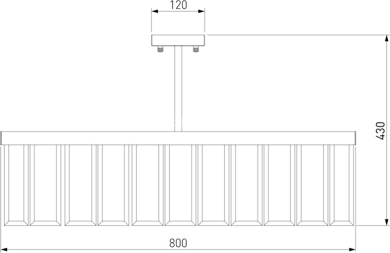 Потолочная люстра Bogate's 357/8 Smart