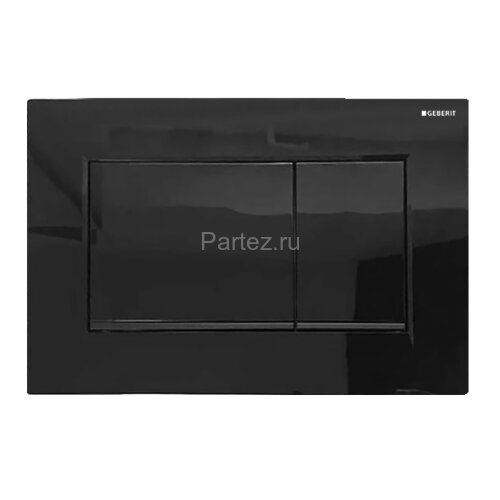 Кнопка смыва Geberit Sigma 30, двойной смыв, черный глянцевый (115.883.DW.1)