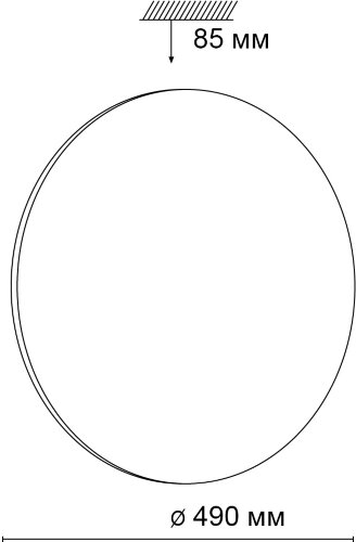 Настенно-потолочный светильник Sonex 3043/EL