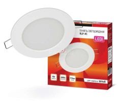Светильник светодиодный RLP-VC 9Вт 6500К IP40 630лм 230В 118мм кругл. встраив. панель бел. IN HOME 4
