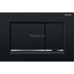 Кнопка смыва Geberit Sigma 30, двойной смыв, черный