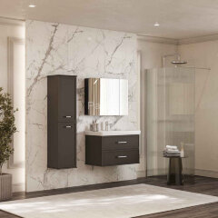 Тумба под раковину Aquaton Нео Классика 85 2 ящика, мускат (1A286301NCR30)