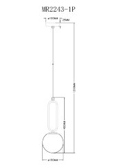 Подвесной светильник MyFar MR2243-1P