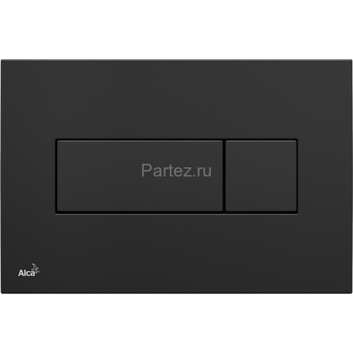 Кнопка смыва Alcadrain (черная/глянцевая) M378